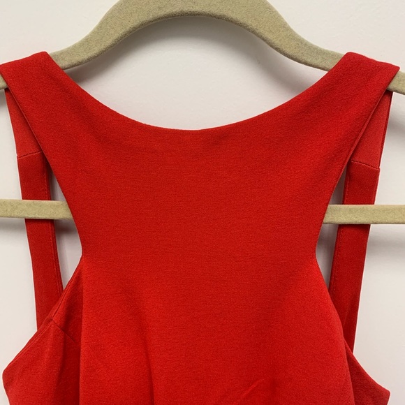 Escape Open Ruffle Back Evening Gown - Picture 7 of 9